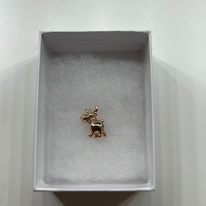 Pandora Charm - Rose Gold Reindeer